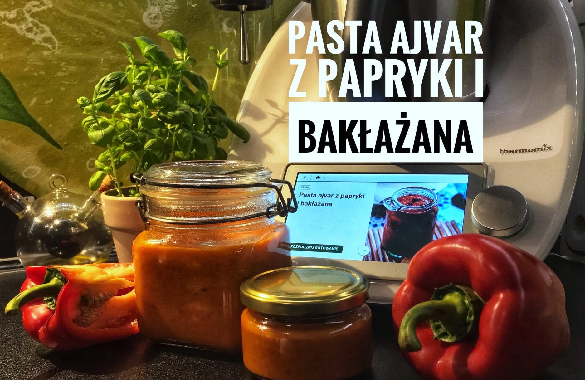 pasta ajvar z papryki i bakłażana