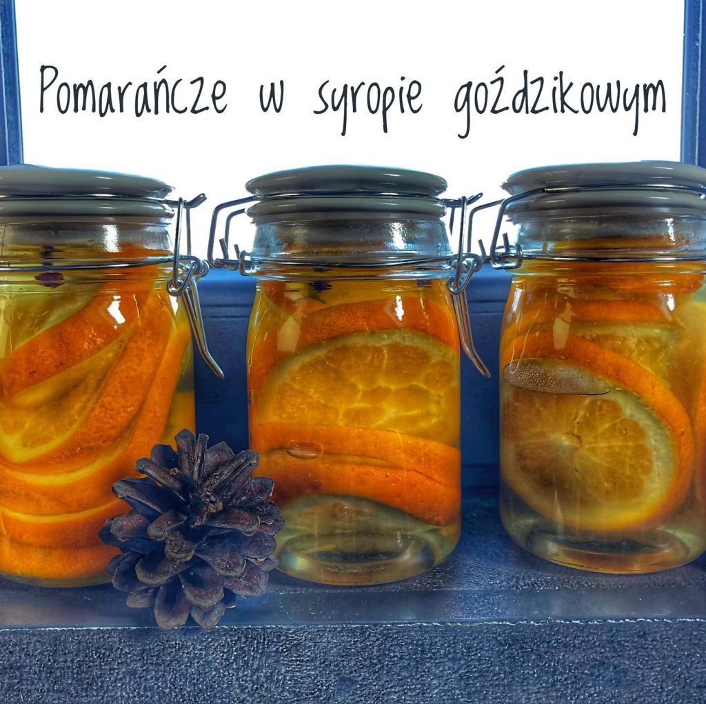 pomarańcze w syropie goździkowym