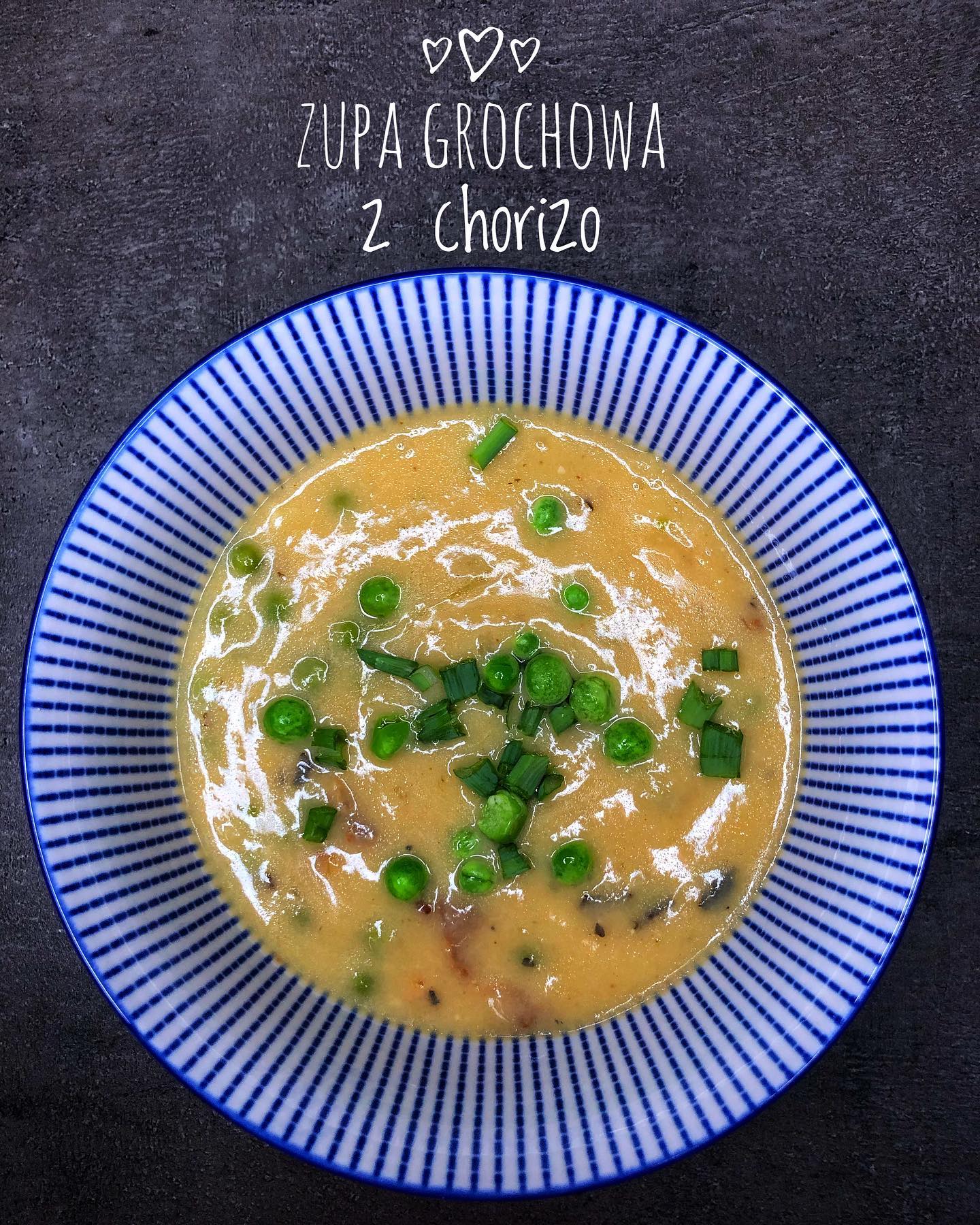 zupa grochowa z chorizo thermomix